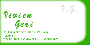 vivien geri business card